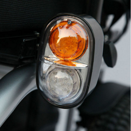 Outdoor 12km/H 4 Wheel Drive Electric Wheelchair With Recline Seat