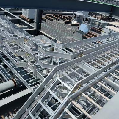 Durability Cable Tray Powder Coating Weather Resistance And Side Rail Height Of 25-200mm