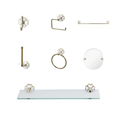 Corrosion Resistant Wall Mounted Accessories Bathroom Storage Holders Racks For Stylish Organization