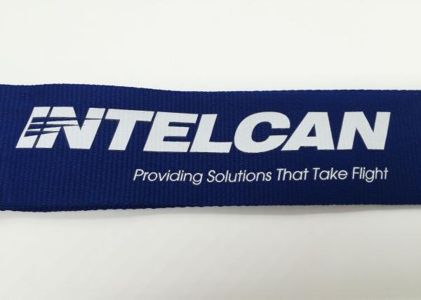 90Cm length badge holders trade show lanyards custom printed with double hook