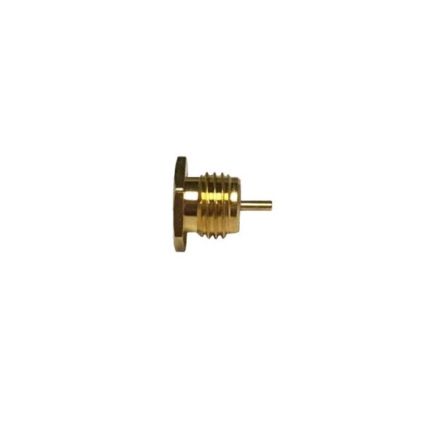 Gold Plated RF Coaxial Connectors WIFI Modules Coaxial End Connector DC 6GHz