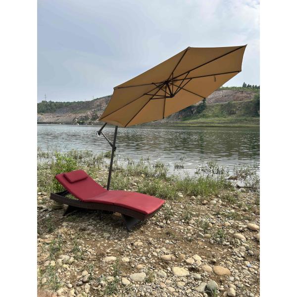 Shade Cantilever Outdoor Garden Parasol Patio Umbrellas Lounge Chair 11 Foot 12 Foot 13 Foot