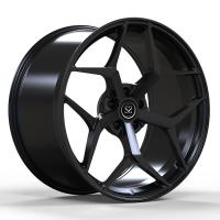 As 20 polegadas feita sob encomenda de 5x120 5x114.3 forjaram as rodas para o Tesla Model S Gloss Black