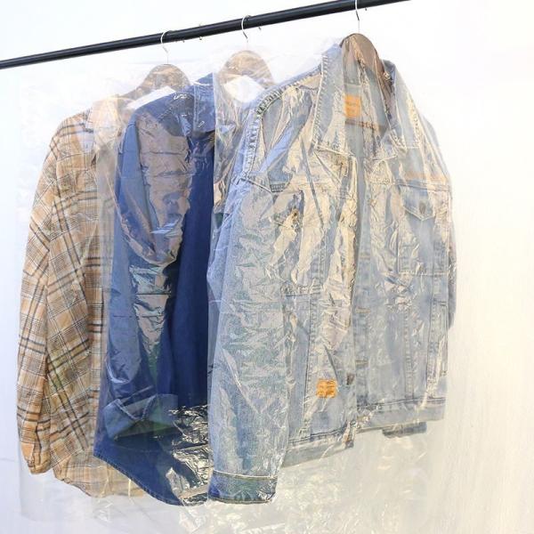 Sacos de plástico de limpeza a seco para armazenamento de roupas de proteção à prova de pó e à prova de água