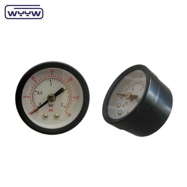 OEM ODM OBM Economy Pressure Gauge 1.5 30 Psi Pressure Gauge Dual Scale