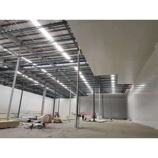 Prefabricated Cold Storage Metal Frame Light Sandwich Panel Prefab Building Structure Turnkey Heavy Warehouse