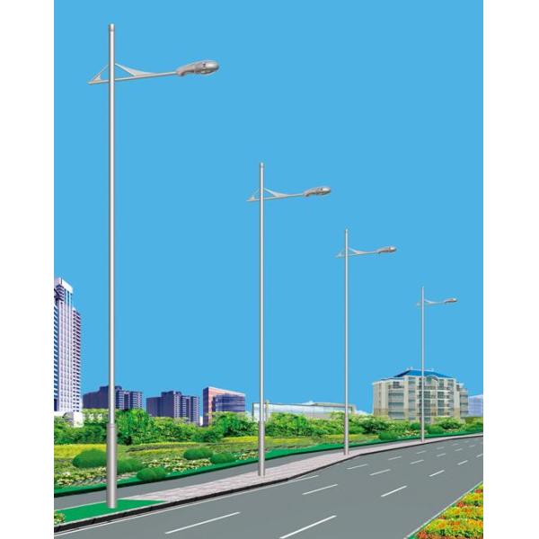 18 Meter Q355B Mild Steel Pole For Mounting LED Street Lights