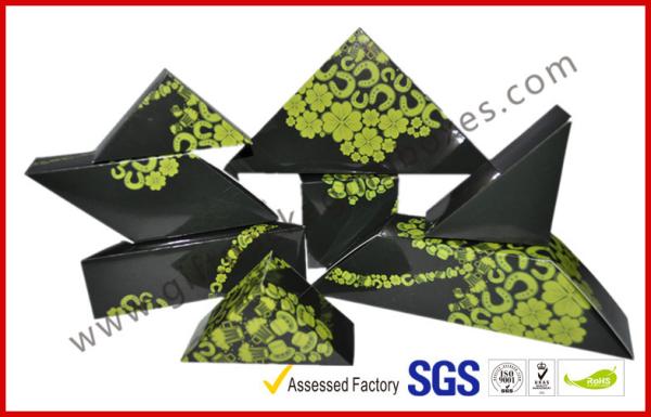 Rectangle Afternoon Tea Chocolate Packaging Box , Handmade Green Chocolate Gift Packaging Boxes