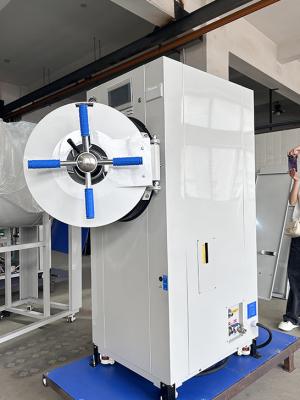Autoclave à chambre ronde de 200L avec porte double en option pour stérilisateur à vapeur à impulsions hospitalier