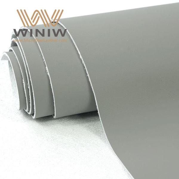 Microfiber Nappa Faux Grain Leather Nylon Polyurethane For Sofa Upholstery