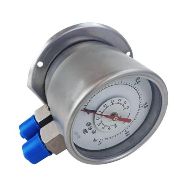 60Mpa SS304 Case Differential Pressure Gauge For Bourdon Tube