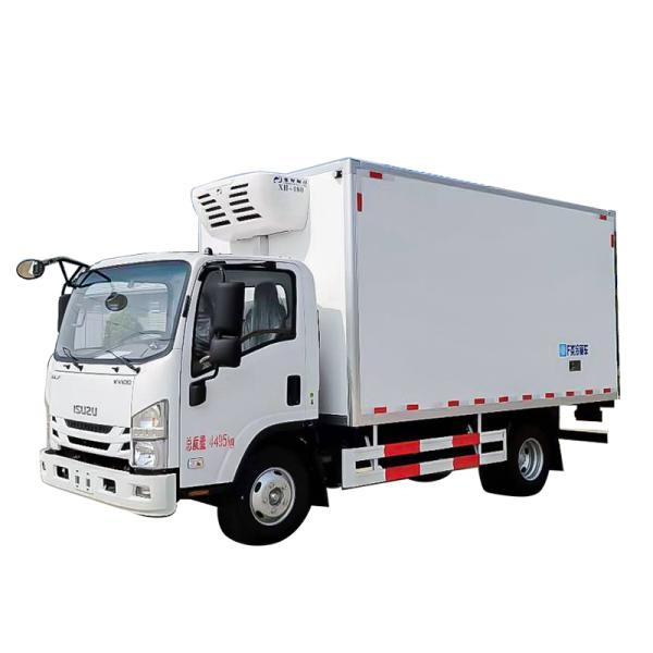 3 Tons 5 Tons 10 Tons Refrigerated Truck Euro 3 Emission Standard Box Dimensions L x W x H 4100*2100*2100 Refrigerator Truck
