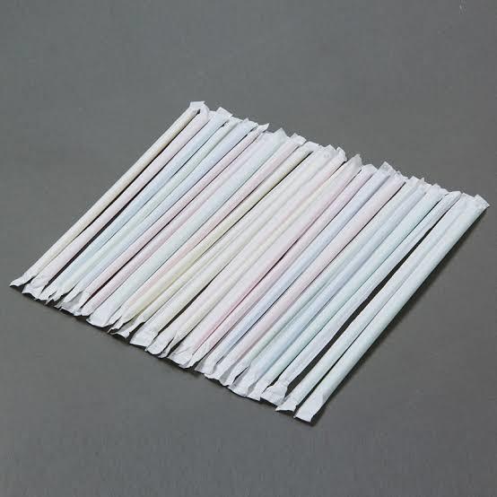 Eco-friendly customized 6x197mm  colorful drinking paper straws