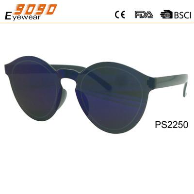 2018 new style Unisex oval sunglasses, polarized UV 400 lens,pc temple