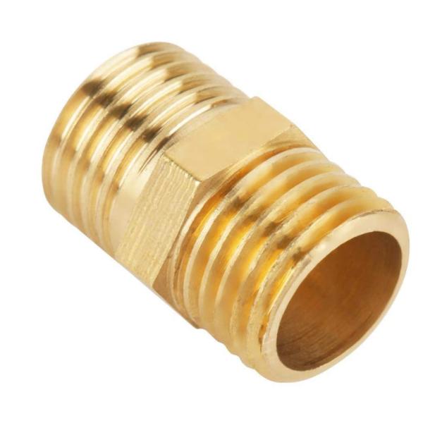 1/4 BSP к 1/4 ниппелей наговора BSP латунных, соединитель внешнего потока латунн
