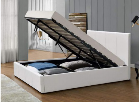 Modern Design Double Fabric Lift Up Storage Bed Customized Size OEM ODM
