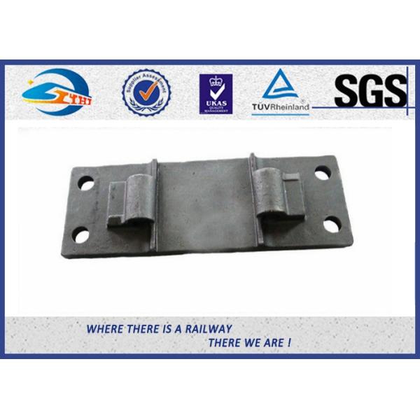 Железная дорога железнодорожного основания литого железа единственная покрывает стальную плиту связи