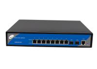 Commutateur contrôlé de fibre de SFP, commutateur du réseau 8 gauche Mbps 1000