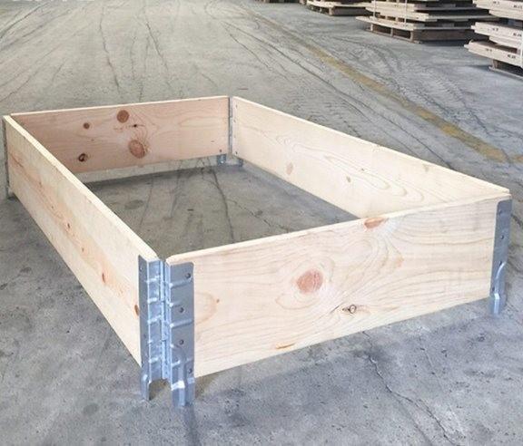 Customized Logo Wooden Pallet Crates Stackable Wooden Crates Dangerous Goods Packaging