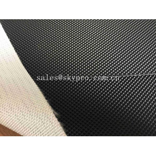 транспортер ПВК 1.6мм текстурированный черным алмазом светлый подпоясывая сильная емкость нагрузки