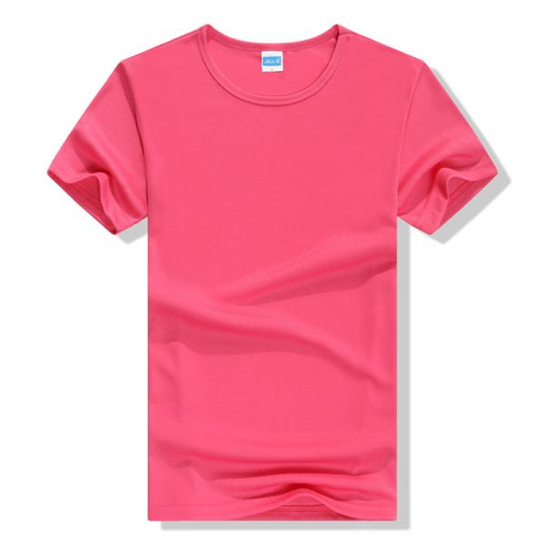 Multifunctional Womens Mens Sports T Shirts Short Sleeve With Polyester Material