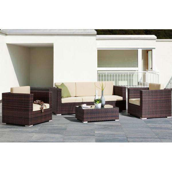 Hotel Poly Rattan wicker Patio Furniture Aluminium Outdoor Garden sofa sets