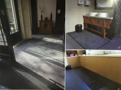 Parte inferior elástica de Mats Easy Maintain da multi entrada funcional do hotel