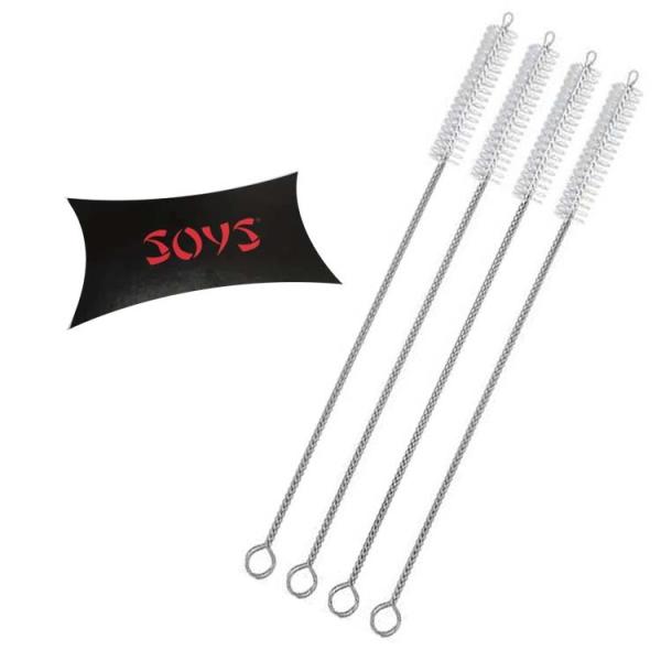 Industrial Nylon Pipe Cleaning Brushes Eco Friendly 304 Stainless Steel 15.5cm