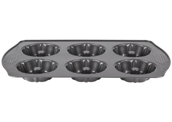 RK Bakeware China Foodservice NSF Mould de bolo de aço inoxidável Fluted Mini Bundt Cake Pan