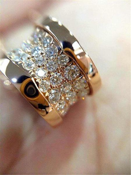 Bi Full diamond Necklace 18k gold white gold yellow gold rose gold diamond  necklace Jewelry factory in Shenzhen, China