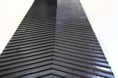 Customization Rubber Conveyor Belt , Rubber Drive Belts Black Color