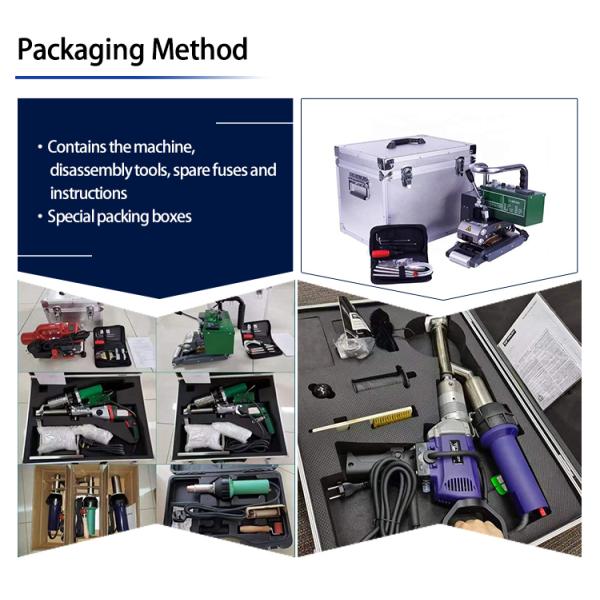 Geomembrane Welding Machine 0.2-2.5mm with Function PE PP PVC Plastic Welder