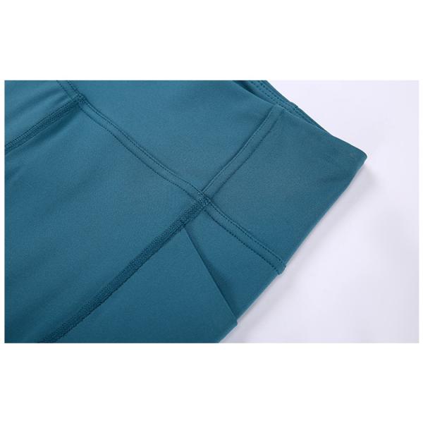 Разминка женщин BSCI замыкает накоротко свободного отрезанного велосипедиста лайкра нейлона замыкает накоротко с карманом телефона