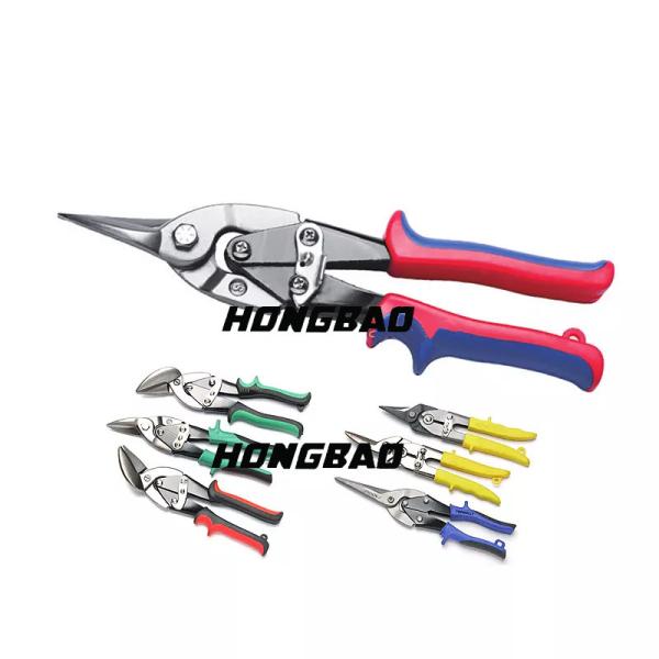 Left Hand Electric Heavy Duty Aviation Snips Yellow 9 10