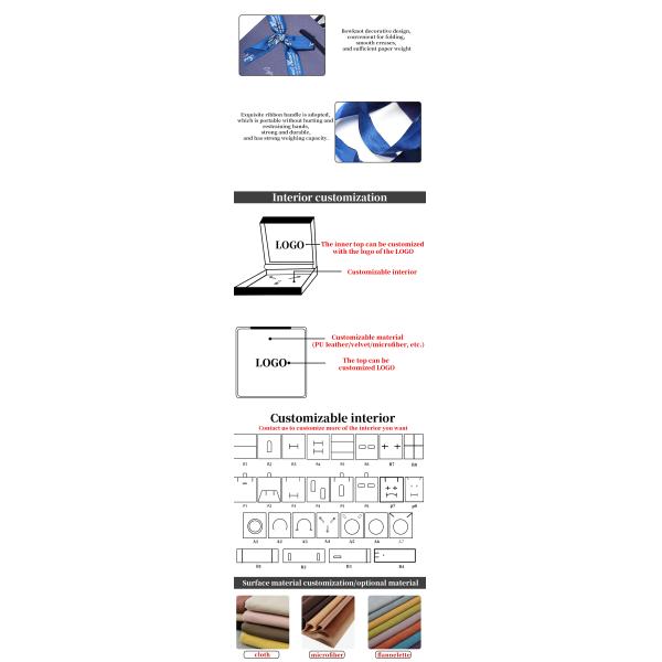 Spacious Space Hard Cardboard Paper Tote Bag for Jewelry Box Gift Packaging