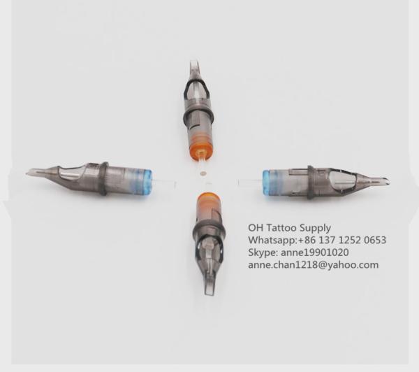 Membrane Revolution Safety Tattoo Needle Cartridges Equipped With Stabilizer 316L Needles E O Sterilized
