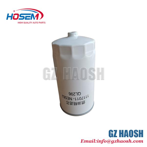 ELEMENTO FILTRANTE ISUZU DIESEL 1117011-NE58J PARA KV600 KV100 4KB1
