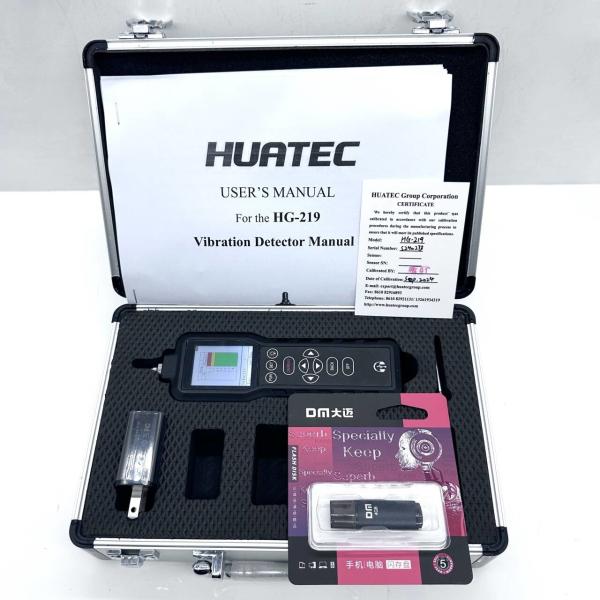 HG-219 Vibration Tester Bearing Fault Detector with Temperature Measurement & Spectrum Analysis