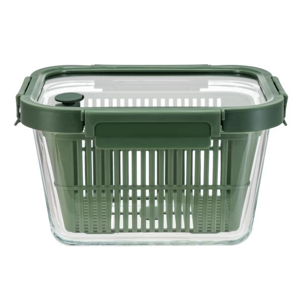 Stackable Airtight Glass Food Container 1050ml BPA-Free