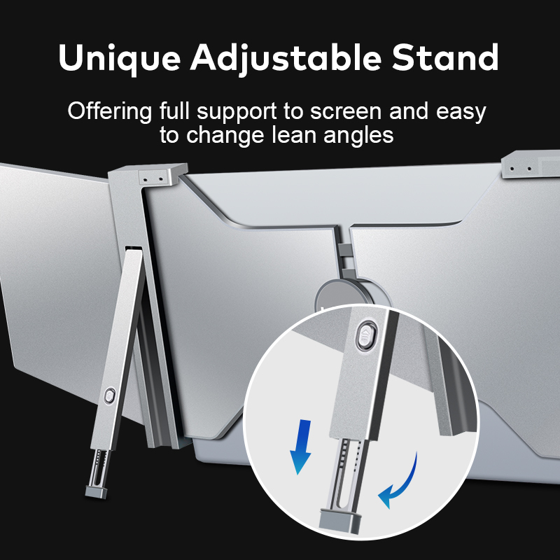 15.6In Portable Dual Monitor 1920*1080 16:9 Laptop 2nd Screen Portable