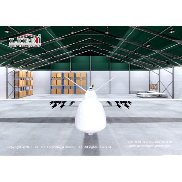 Waterproof 20m Aircraft Hangar Tent With Electric Rolling Door