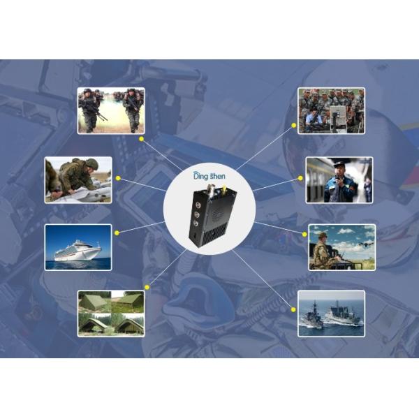 UAV Drone System Hd Video Transmitter Receiver CVBS COFDM Modulation