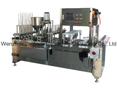 Máquina de vedação de enchimento de taças de iogurte de alta capacidade Controle PLC 3000-4000pcs/h