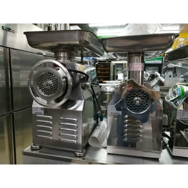 320kg / h Capacity Food Processing Machinery Stainless Steel Meat Mincer Bench Grinder