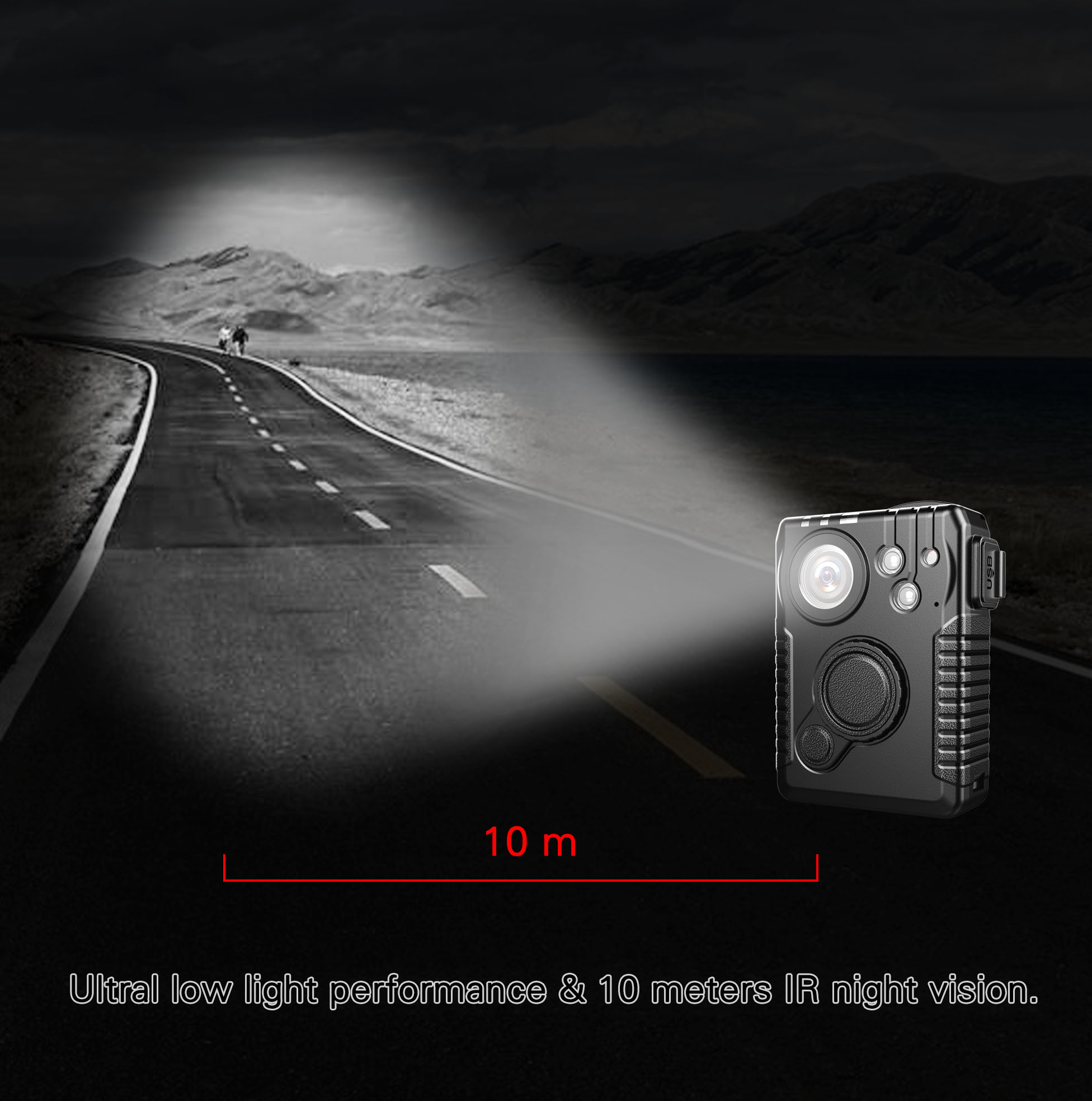 Камера Gps Wifi камеры Jpg Ambarella A12 Mp4 несенная полицией несенная Hdmi