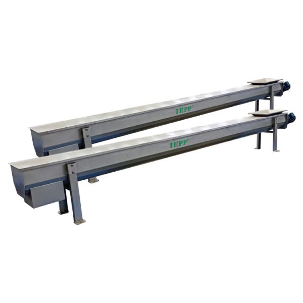Low Price Ss304 IEPP Mud Cake Spiral Industry Dewatered Sludge Shaftless Screw Conveyor Supplier for Sewage Treatment