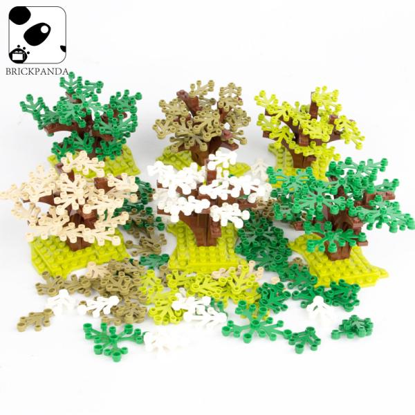 Ready to Ship In Stock Fast Dispatch MOC city construction accessories bricks leaves garden forest plants sets christmas
