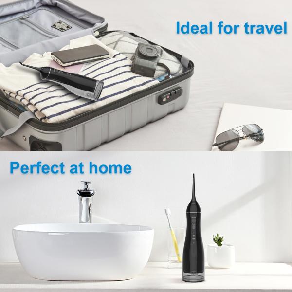 Rechargeable Dental Cordless Water Flosser Waterproof IPX7 1200-1400 Times/Min