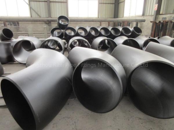 Solda de extremidade dos cotovelos da tubulação de 3400NB ASME grande fuzileiro naval grande do tamanho do aço carbono de 45 graus