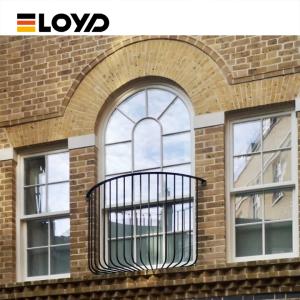 Slim Frame Double Single Hung Window with Low-E Glass